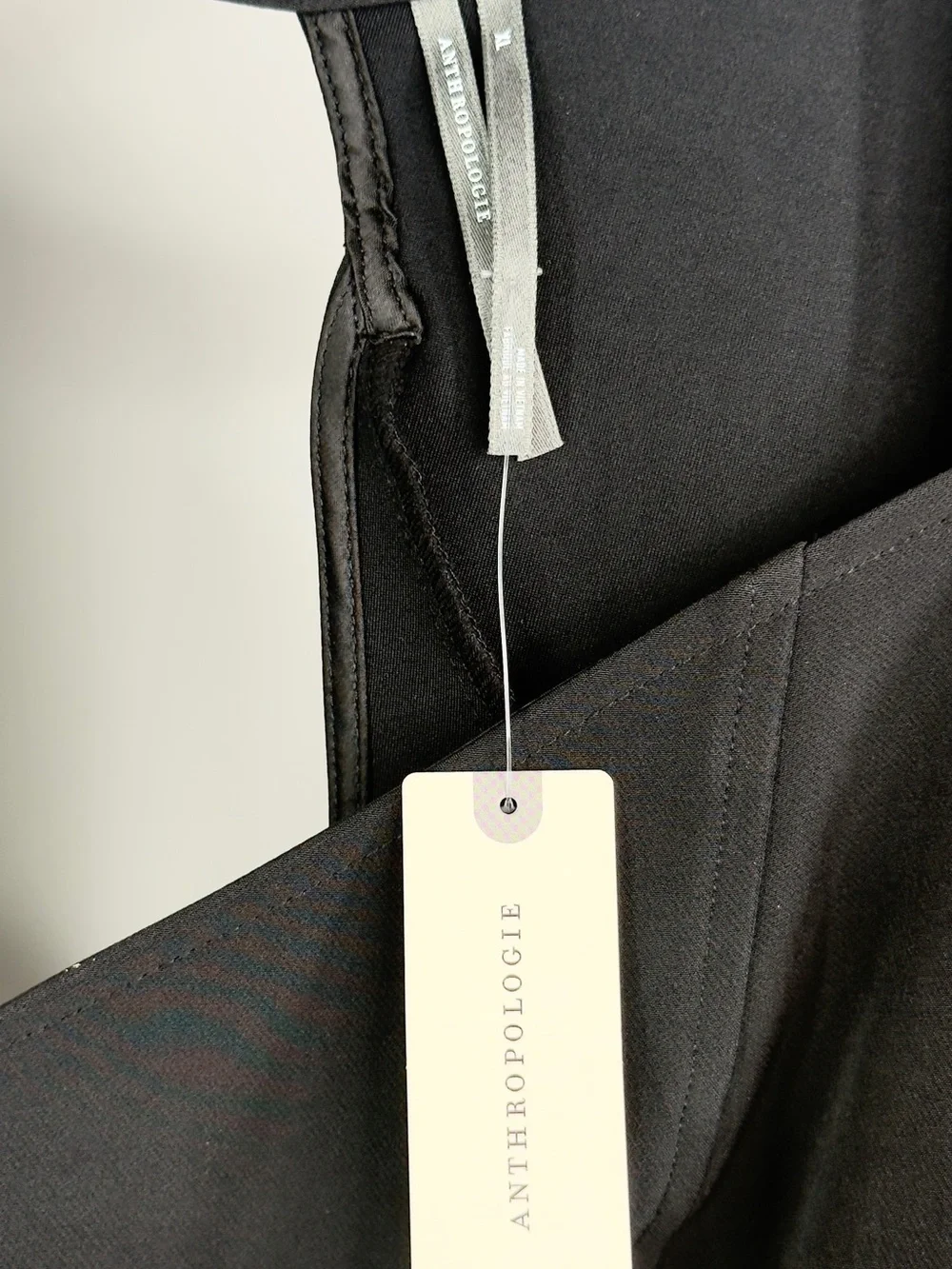 Rare to find By Anthropologie Open-Back Tuxedo Top Sz XL NWT